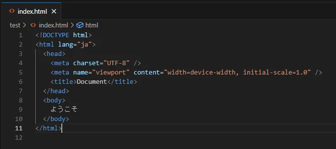 フォーマット後のHTML